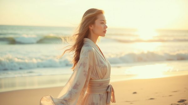 Kimono plage femme : élégance légère pour l'été